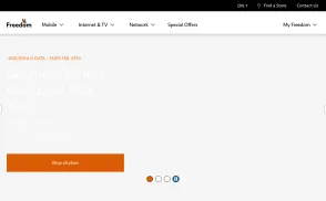 Freedom Mobile website