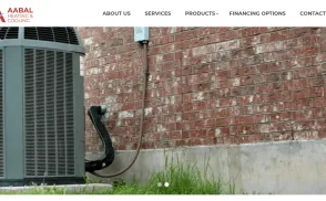 AABAL Heating & Cooling website