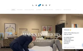 La-Z-Boy Furniture Galleries website
