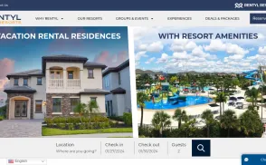 Rentyl Resorts website