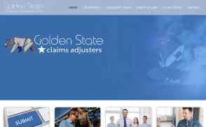 Golden State Claims Adjusters website