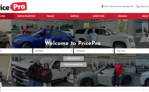 PricePro website