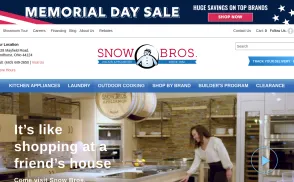 Snow Brothers Appliance website