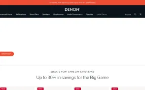 Denon website