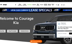 Courage Kia website