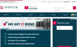 Aventis Systems website