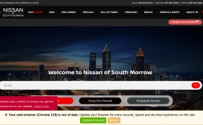 Nissan South Morrow website