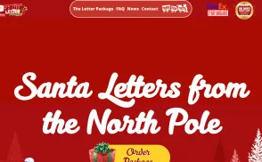 Santa's Letter Factory website