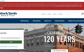Stock Yards Bank and Trust Company website