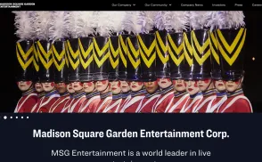 Madison Square Garden Entertainment website