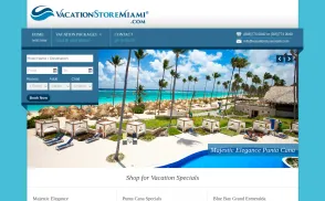 Vacation Store of Miami website