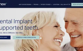 Renew Anchored Dentures website