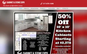 Cabinet & Stone Expo website