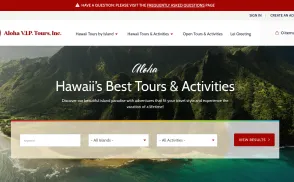 Aloha V.I.P. Tours website