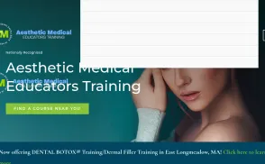 Aesthetic Medical Educators Training website