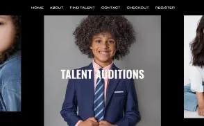 Talent Auditions website