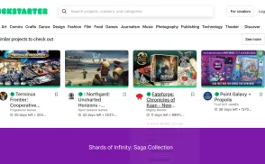 Shards of Infinity website