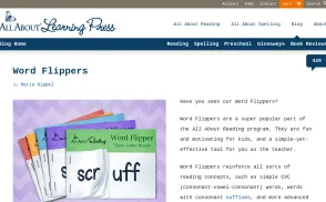 Letter Tiles for Learning website