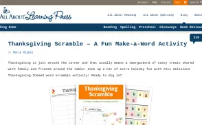 Letter Tiles for Learning website