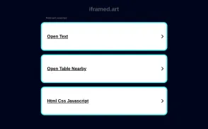 iFramed Art website