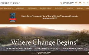 Sierra Tucson website
