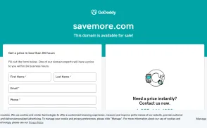SaveMore website