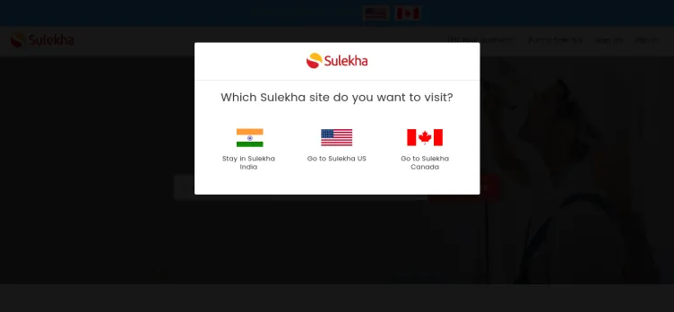 Screenshot Sulekha.com New Media