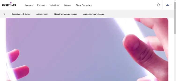 Screenshot Accenture