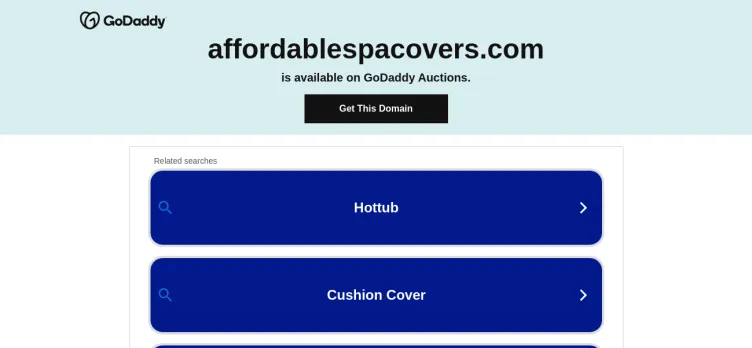 Screenshot Affordable Spa Covers
