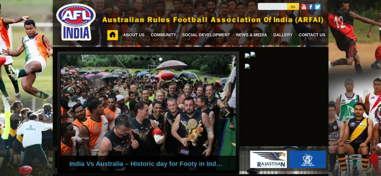 Screenshot AFL India