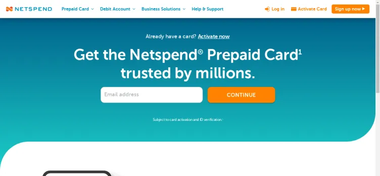 Screenshot NetSpend