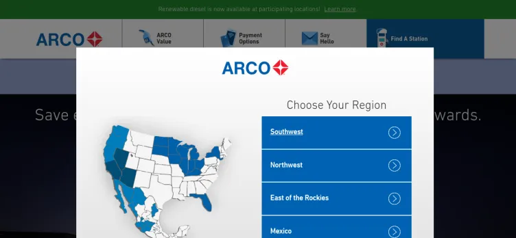 Screenshot ARCO