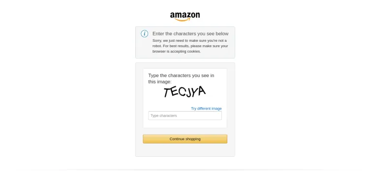 Screenshot Amazon