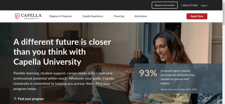 Screenshot Capella University