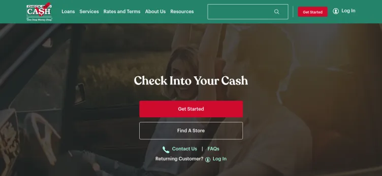 Screenshot Check Into Cash