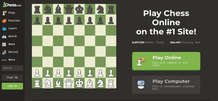 Screenshot Chess.com