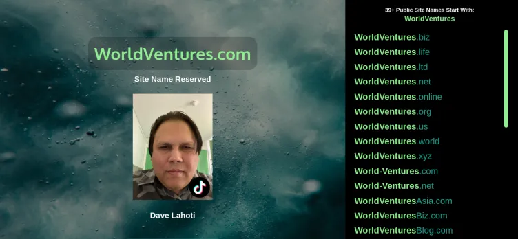 Screenshot WorldVentures Holdings