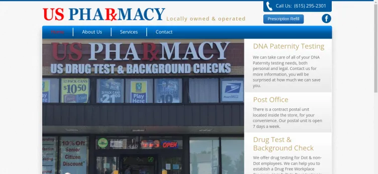 Screenshot US Pharmacy