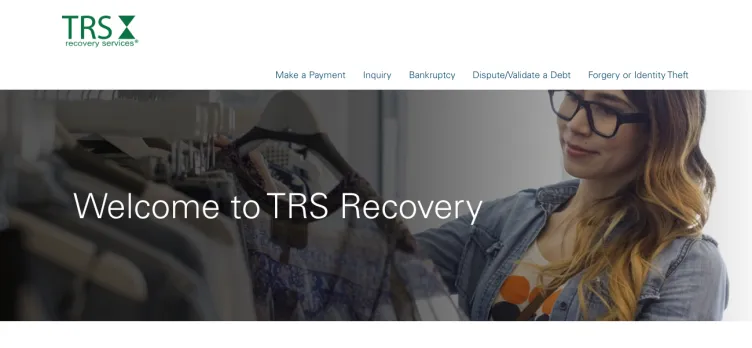 Screenshot TRS Recovery Services