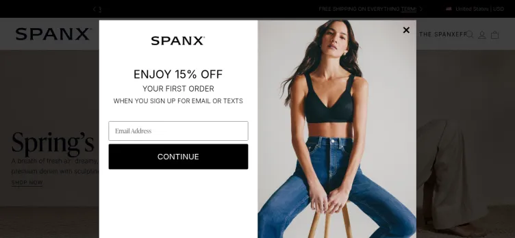 Screenshot Spanx