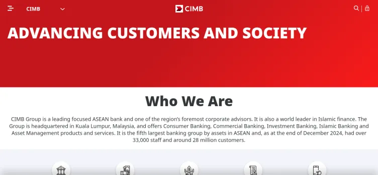 Screenshot CIMB Bank