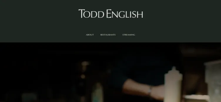 Screenshot Todd English Enterprises