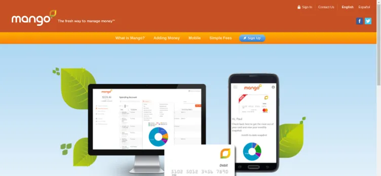 Screenshot Mango Financial