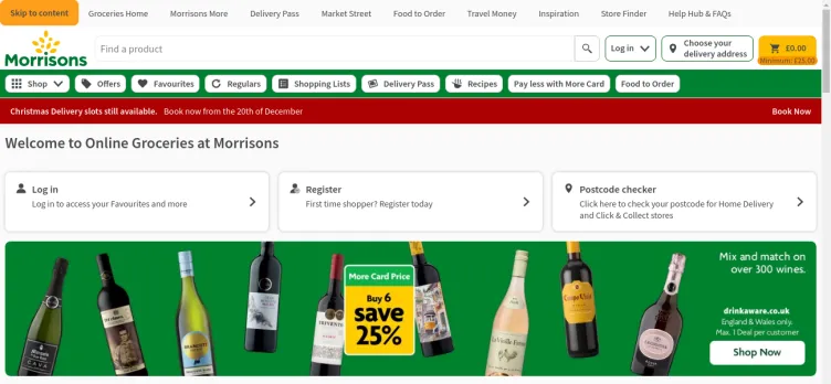 Screenshot Morrisons