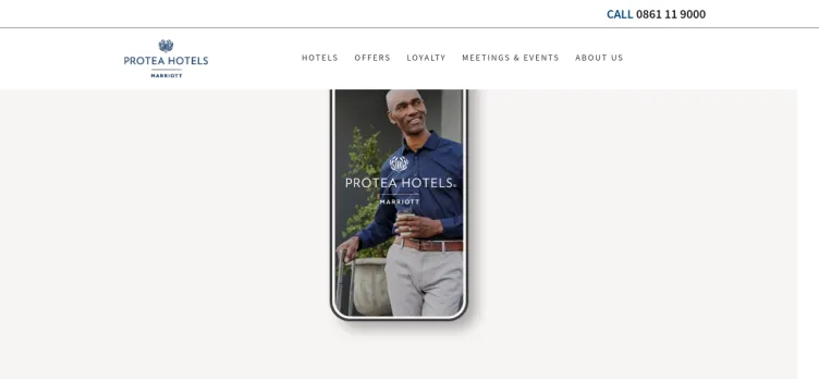Screenshot Protea Hotels