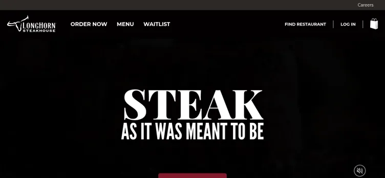 Screenshot LongHorn Steakhouse