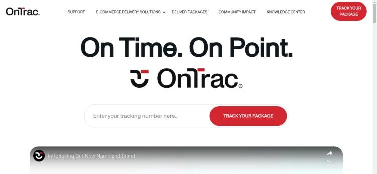 Screenshot OnTrac