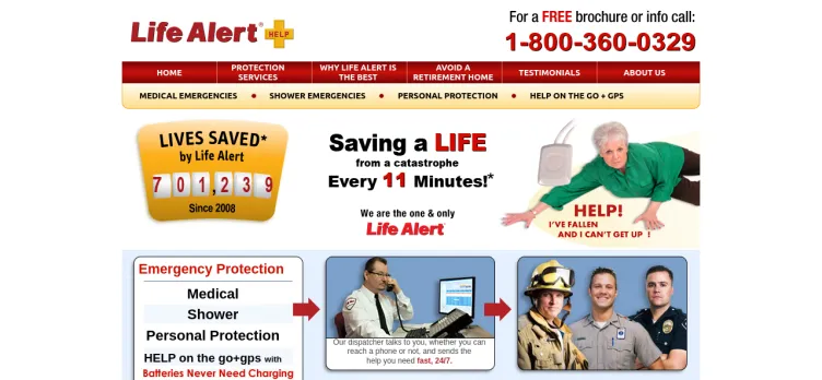 Screenshot Life Alert Emergency Response
