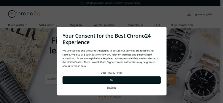 Screenshot Chrono24