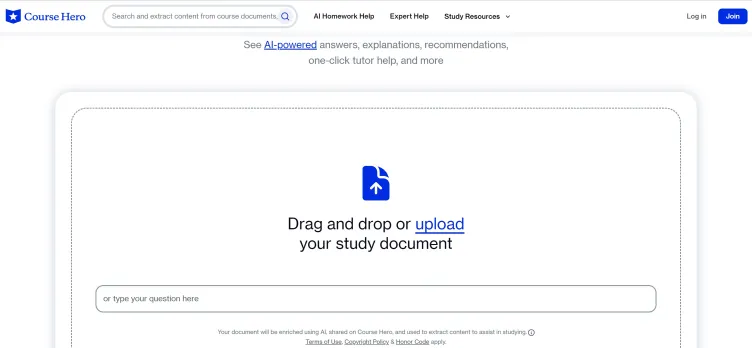 Screenshot Course Hero